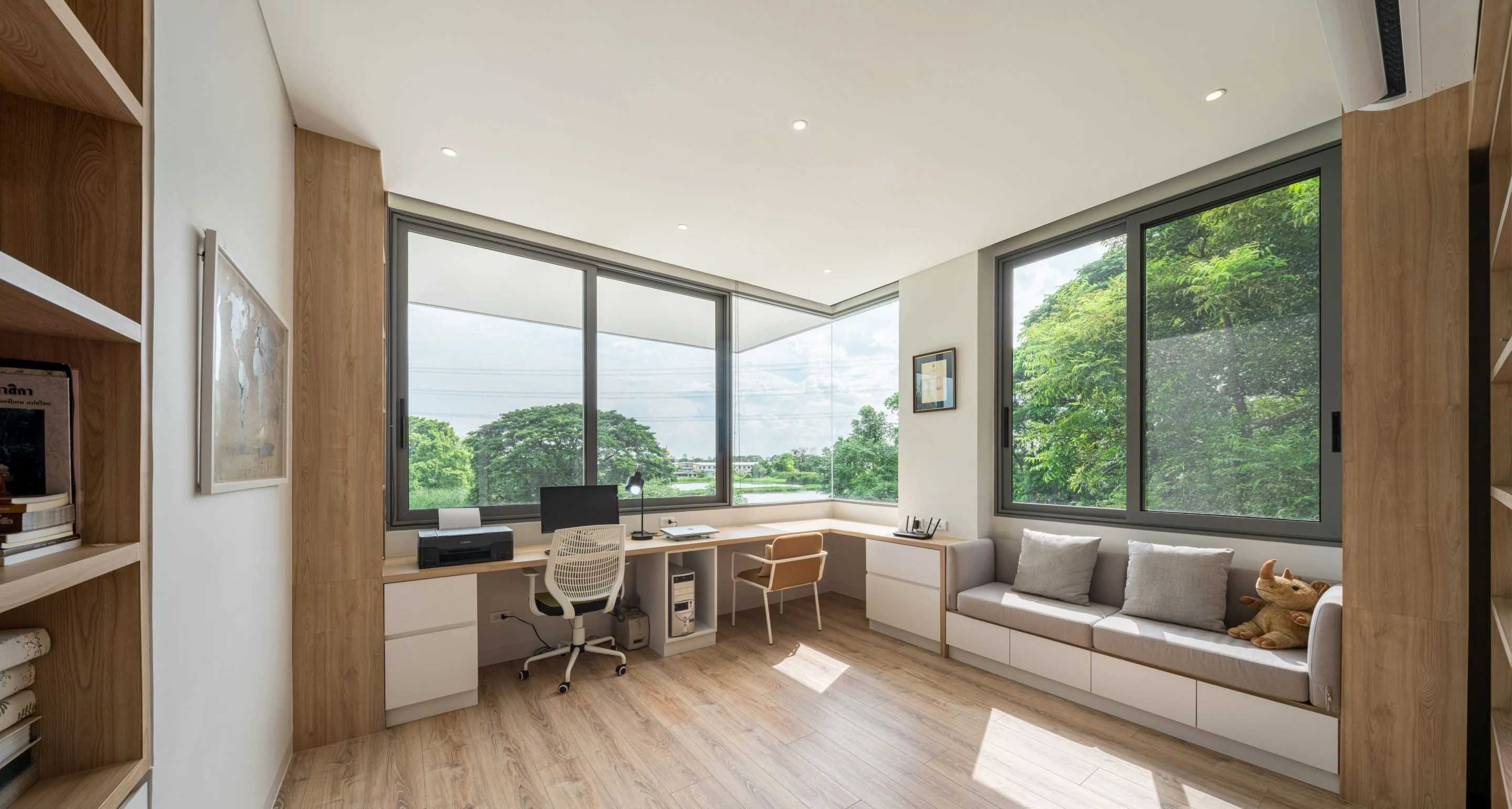 別墅設計,別墅設計案例,AOMO,Architecture of My Own,國外別墅設計案例,別墅裝修,庭院別墅,枯山水,泰國,曼穀