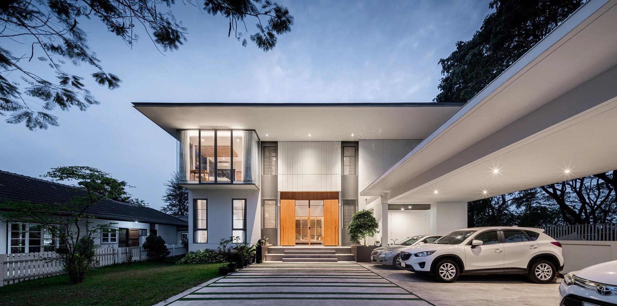 別墅設計,別墅設計案例,AOMO,Architecture of My Own,國外別墅設計案例,別墅裝修,庭院別墅,枯山水,泰國,曼穀