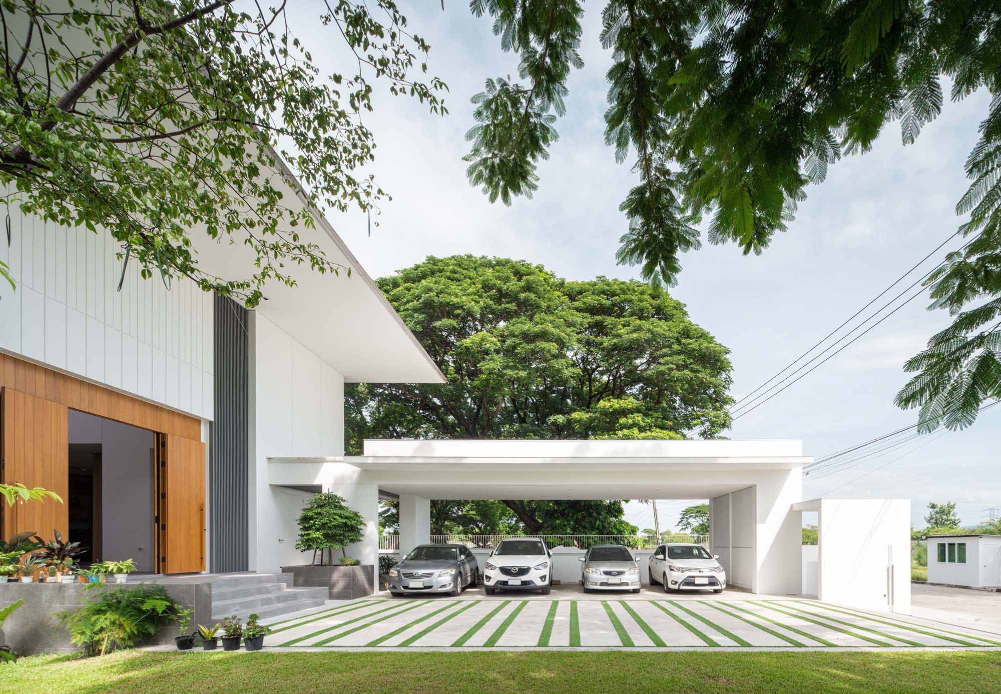 別墅設計,別墅設計案例,AOMO,Architecture of My Own,國外別墅設計案例,別墅裝修,庭院別墅,枯山水,泰國,曼穀