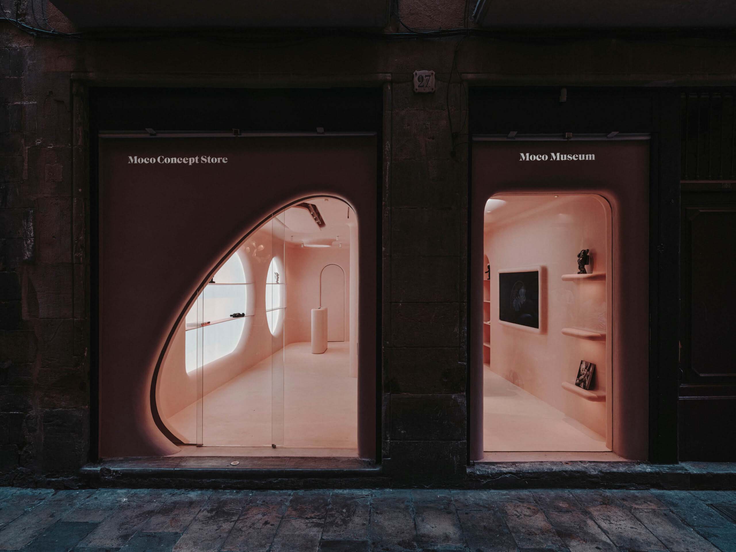 Six n Five,概念店,Isern Serra,巴塞羅那,概念店設計案例,曲線美學,極簡主義