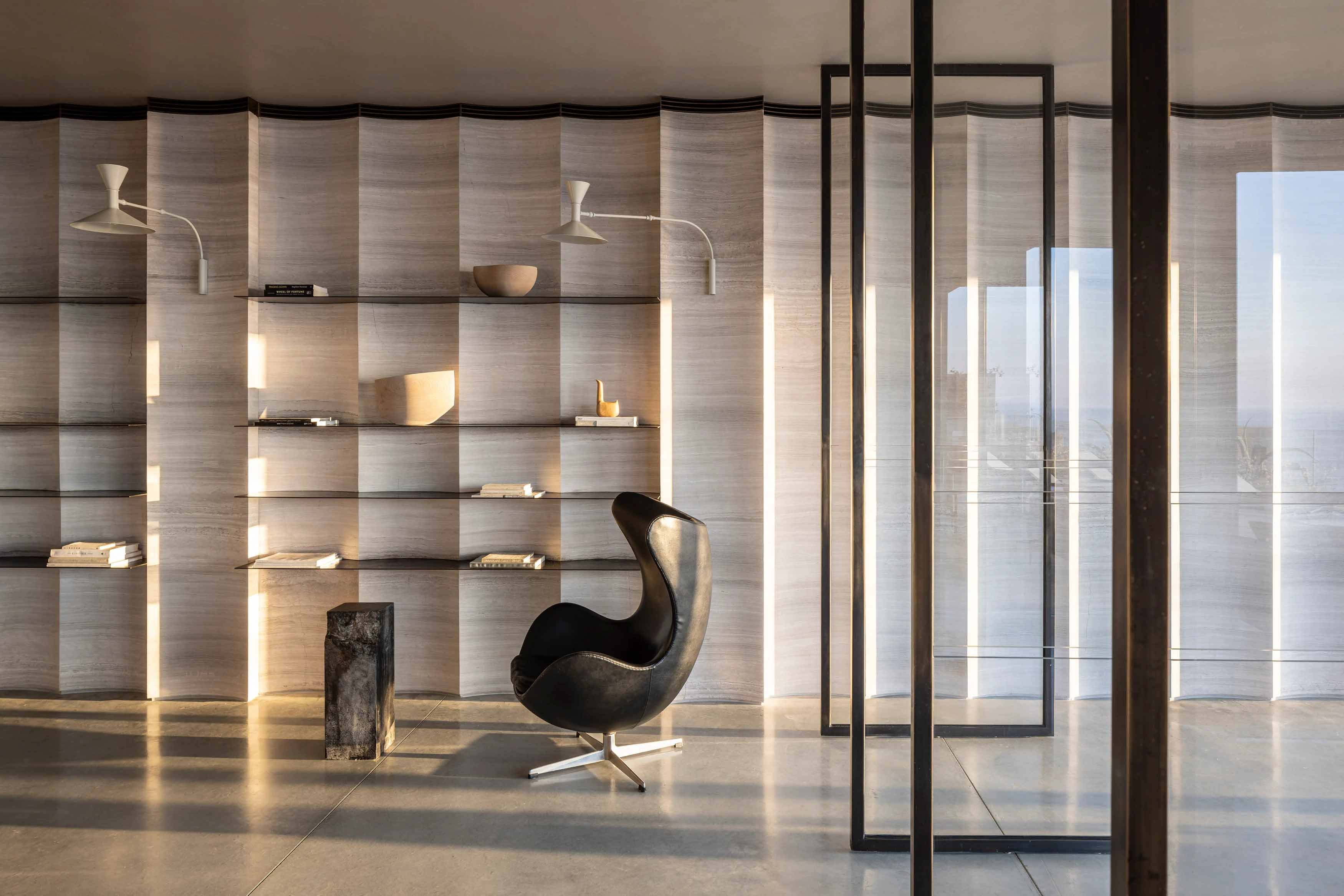 別墅設計,別墅設計案例,Tal Goldsmith Fish design studio,以色列,國外別墅設計案例,別墅裝修,海景別墅,開放式布局