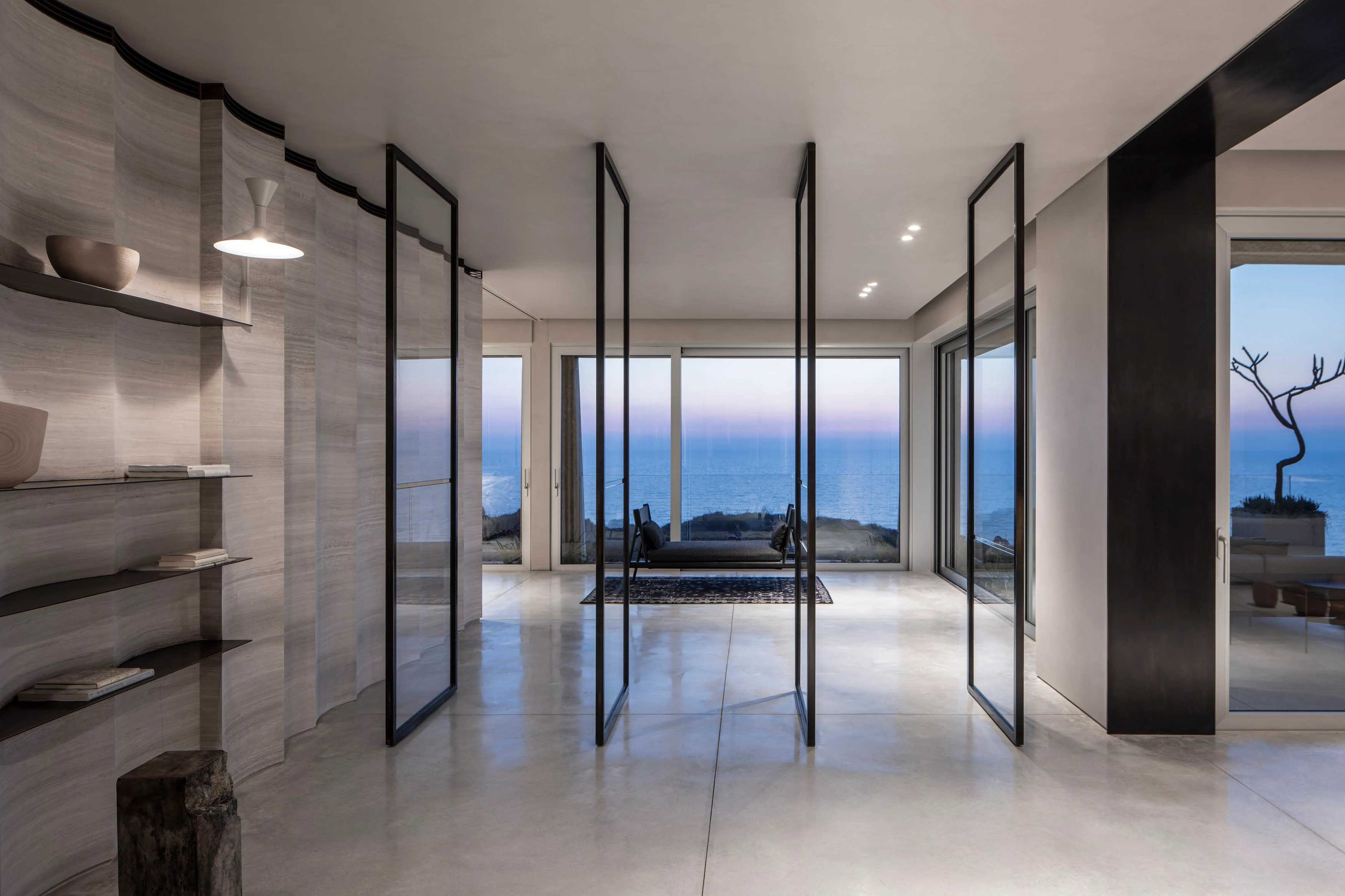 別墅設計,別墅設計案例,Tal Goldsmith Fish design studio,以色列,國外別墅設計案例,別墅裝修,海景別墅,開放式布局