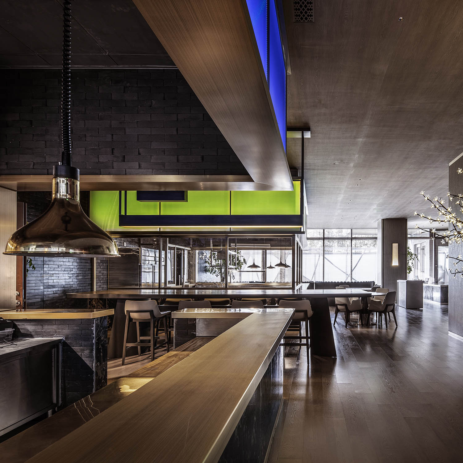 餐廳設計,餐廳設計方案,餐廳設計案例,餐廳裝修,高檔餐廳設計,現代風格餐廳設計,北京,龍庭酒家融彙店,WIT方夏設計