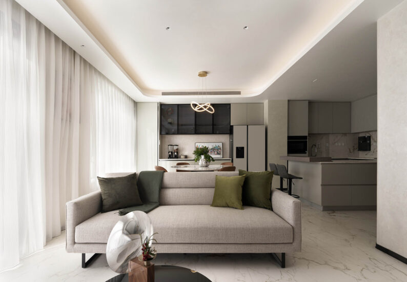 Rui Design空間設計 | 300㎡，北京禧瑞春秋住宅-在光中,仰望光