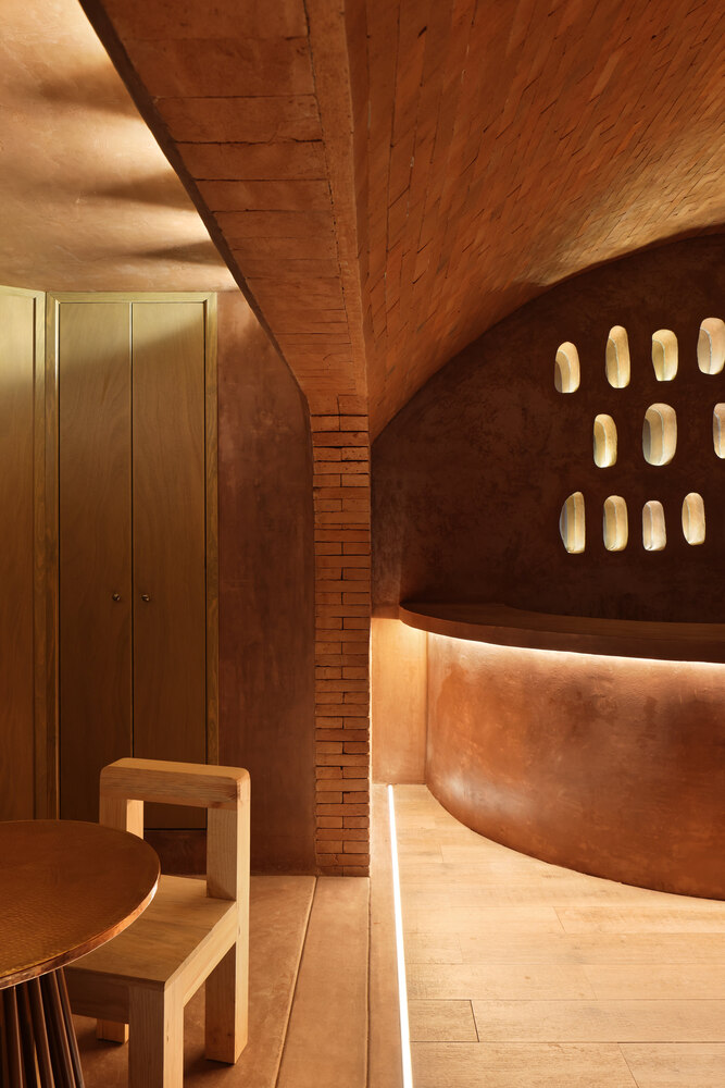 酒吧設計,酒吧設計案例,現代風格酒吧設計,酒吧設計方案,Arquitectura y Diseño,墨西哥,70㎡,Taller de Arquitectura y Diseño,紅磚,蒸餾酒酒吧