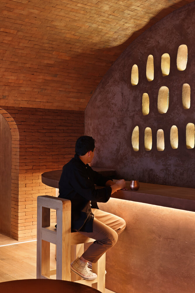 酒吧設計,酒吧設計案例,現代風格酒吧設計,酒吧設計方案,Arquitectura y Diseño,墨西哥,70㎡,Taller de Arquitectura y Diseño,紅磚,蒸餾酒酒吧