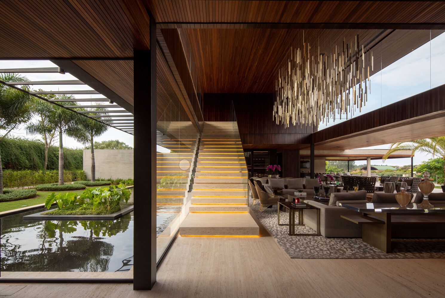 別墅設計,景觀別墅設計,Felipe Caboclo Arquitetura,國外別墅設計案例,巴西,940㎡,別墅泳池