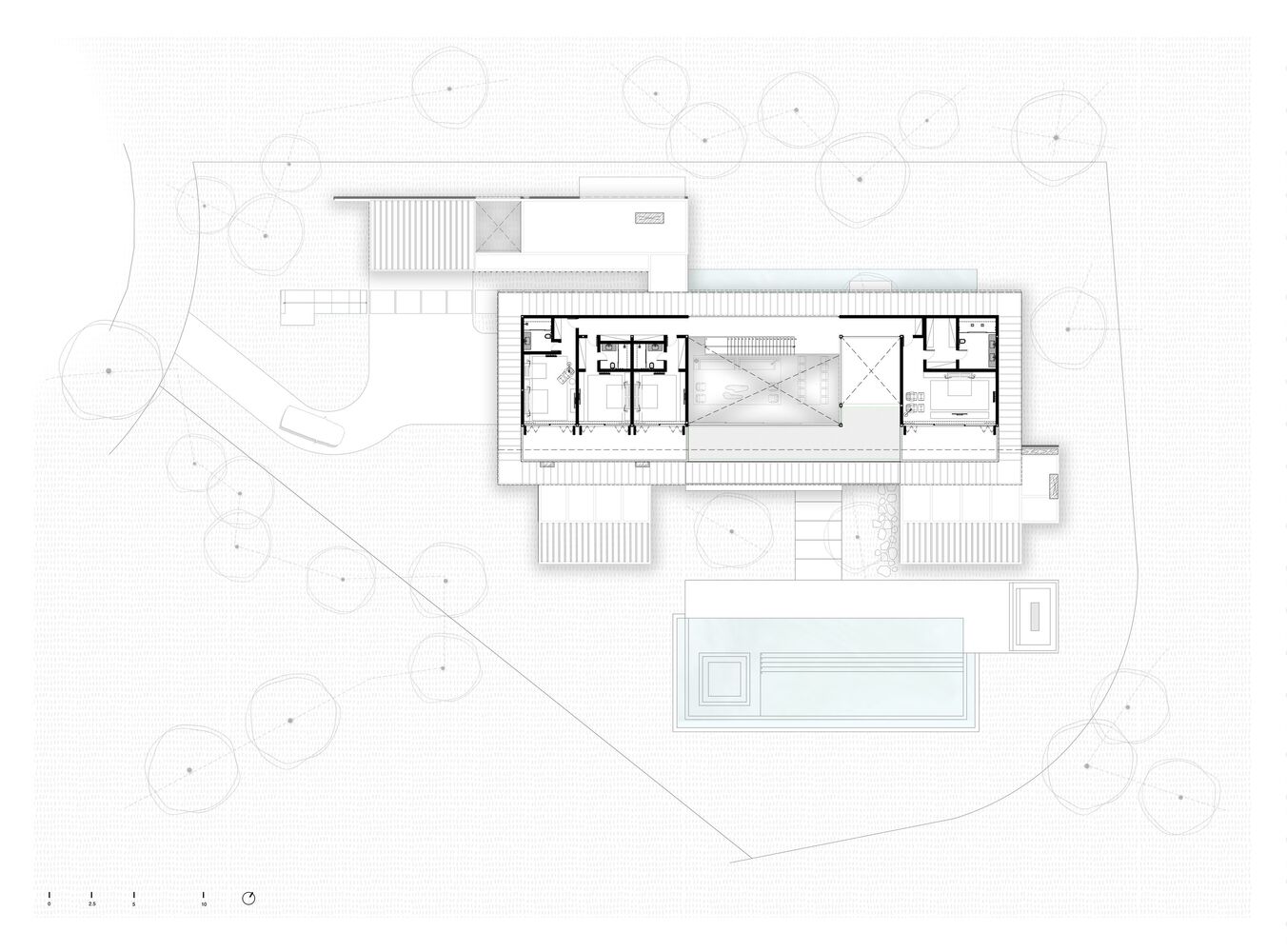 別墅設計,景觀別墅設計,Felipe Caboclo Arquitetura,國外別墅設計案例,巴西,940㎡,別墅泳池
