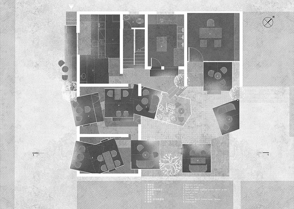 咖啡廳設計,咖啡廳設計案例,咖啡廳設計方案,咖啡廳裝修,咖啡館設計,茶飲店設計,雲南大理,嶼弎咖啡館,邊緣計劃建築工作室