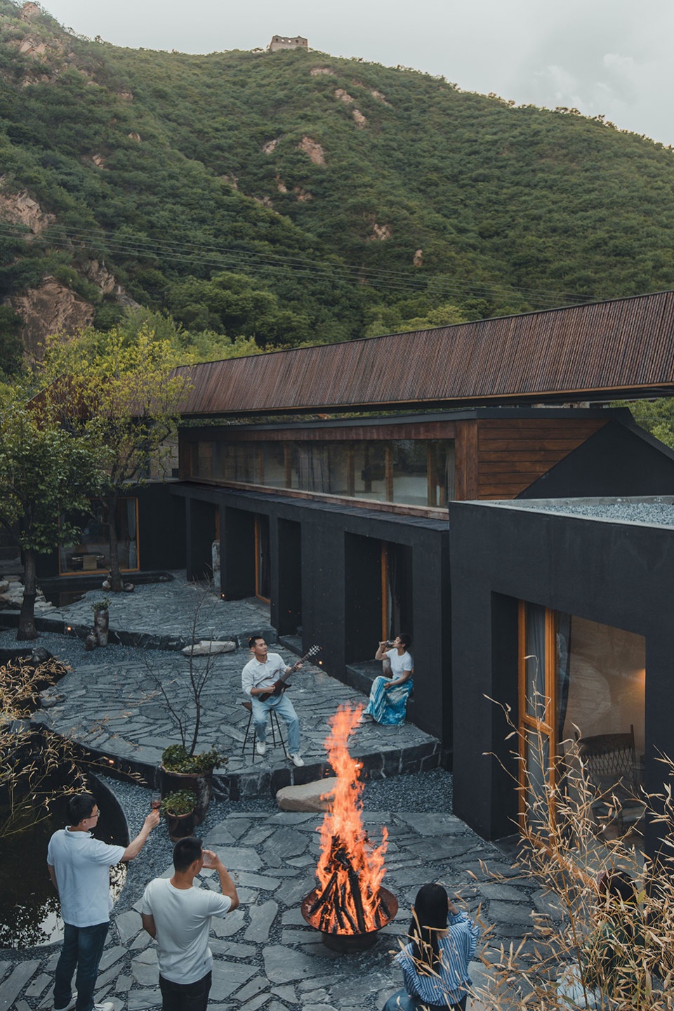 民宿設計,民宿改造設計,農民房改造民宿設計,民宿設計案例,民宿設計方案,北京民宿,混亂是階梯小喜民宿,北京,大料建築