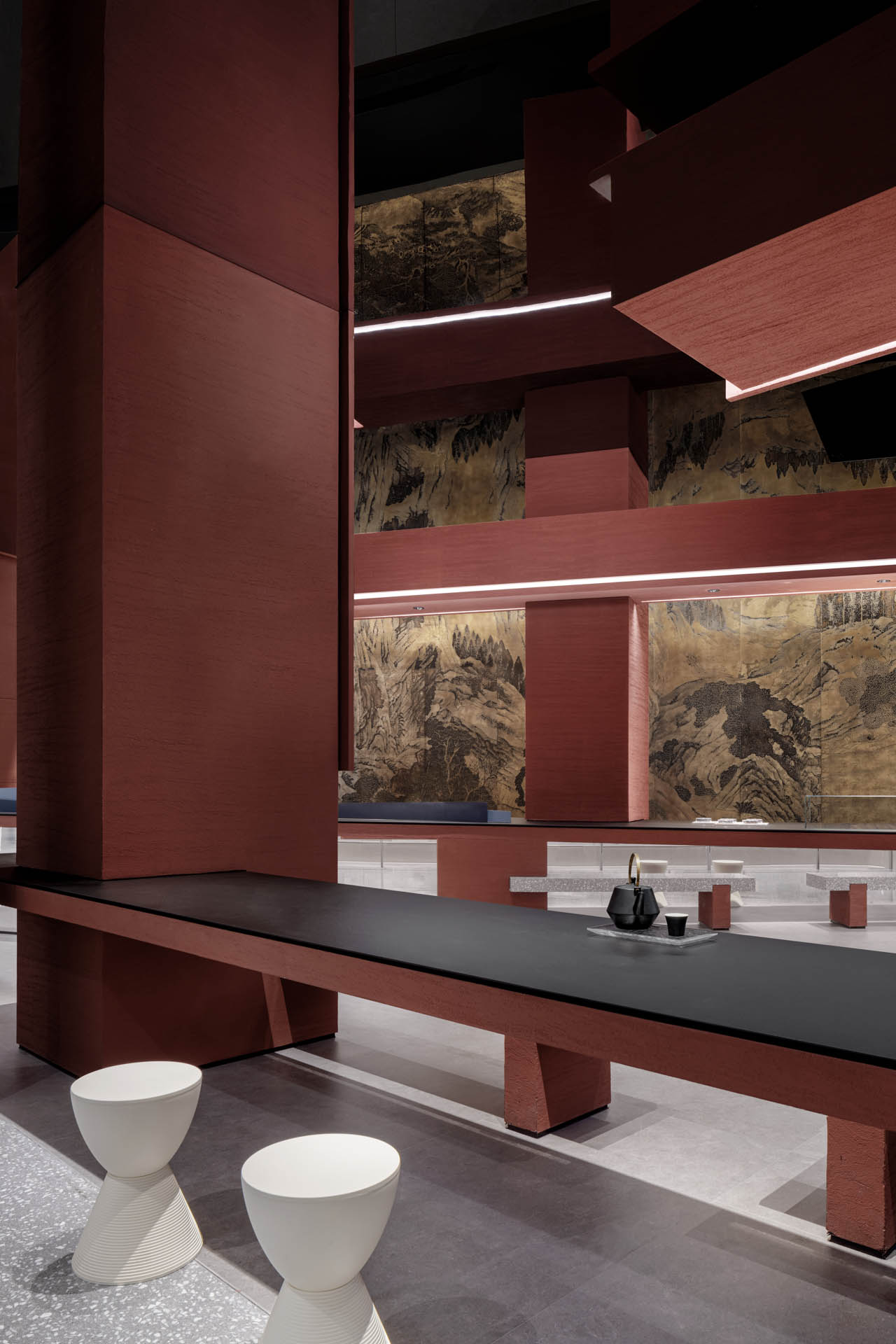 茶飲店設計,茶飲店設計案例,茶飲店設計方案,餐廳設計,休閑茶飲店設計,深圳,PURE NFTEA純普茶,於強室內設計師事務所,於強,YuQiang,YuQiang&Partners,異開設計,泡泡藝廊