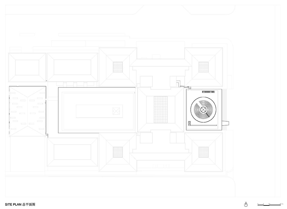 博物館改造,博物館設計,西安,曲江藝術博物館擴建,如恩設計研究室