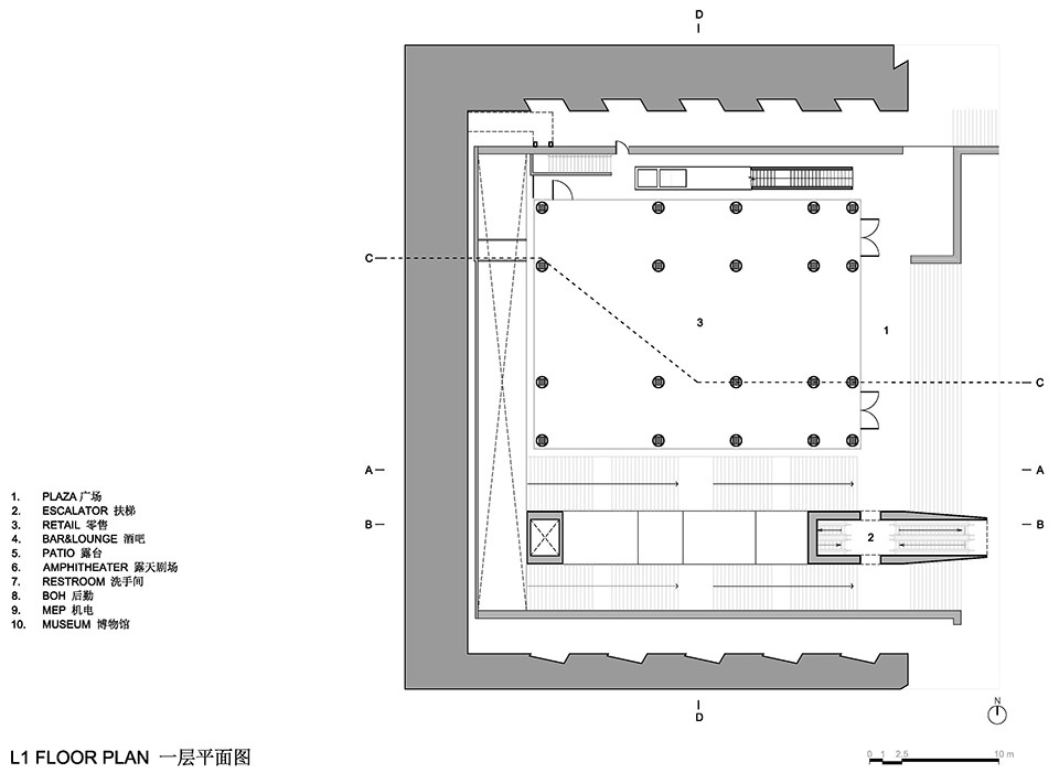 博物館改造,博物館設計,西安,曲江藝術博物館擴建,如恩設計研究室