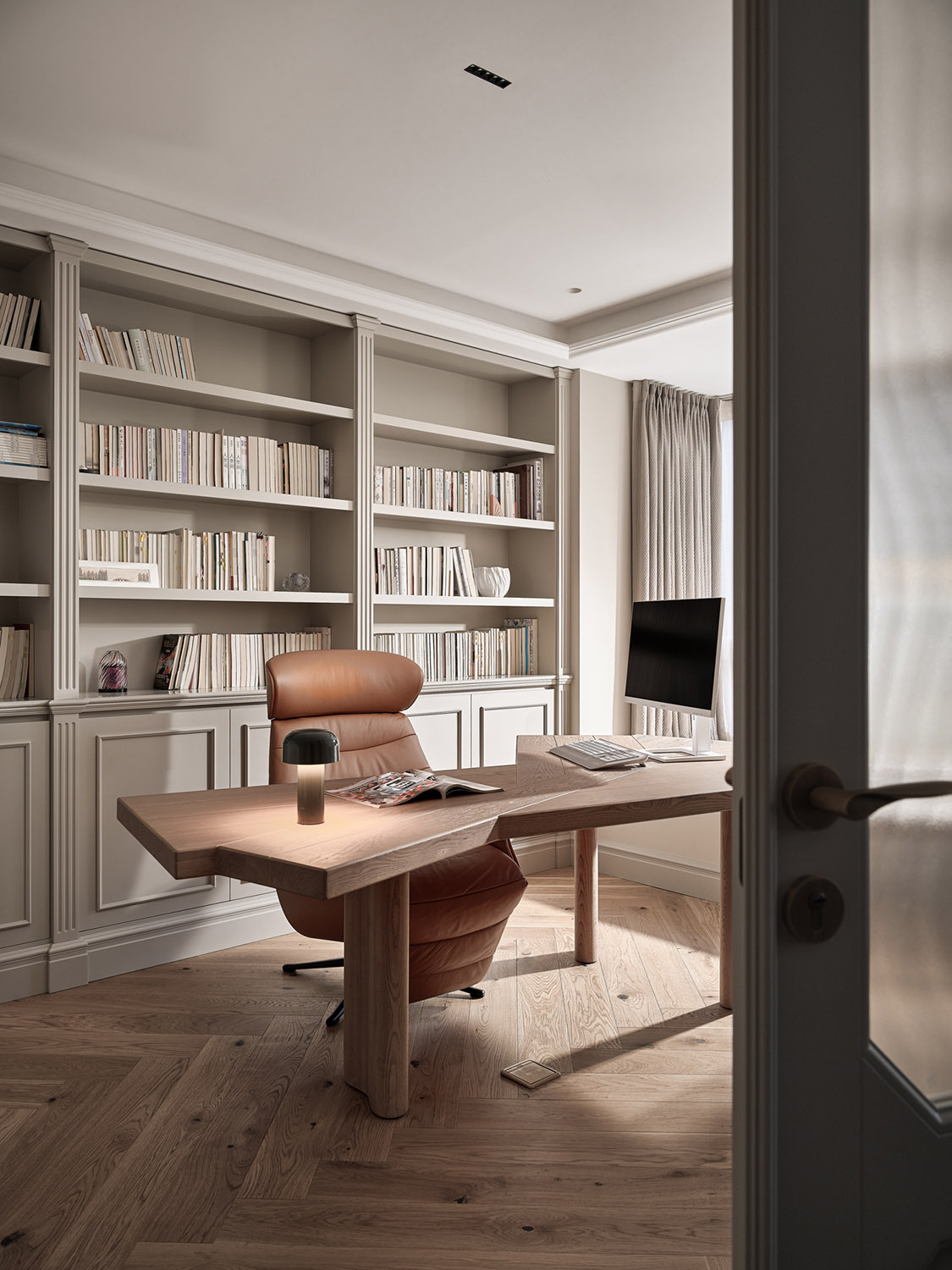 200㎡大平層設計,200㎡,住宅設計案例,住宅設計,法式風格住宅設計,現代法式風格住宅設計,大平層設計,南京西路中凱城市之光,大平層設計案例,大平層設計方案,南京西路大平層-藏有“半畝花田”,示覺設計