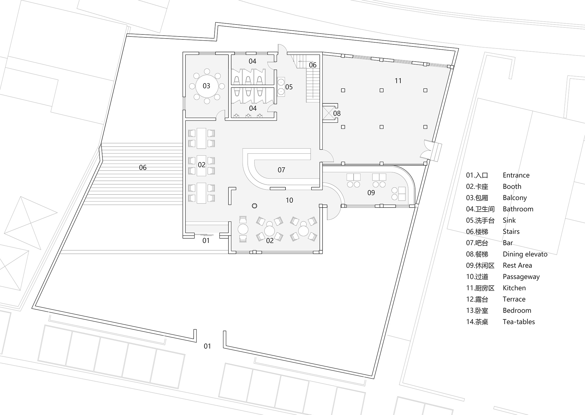 餐廳設計,餐吧設計,餐吧設計案例,餐吧設計方案,度假餐廳設計,休閑餐吧設計,蘇州,環湖公路邊的度假餐吧,楊楠,平介設計