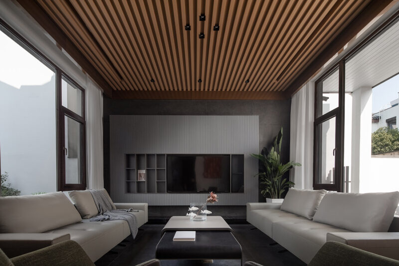 星傑國際設計｜410㎡,蘇州平門府別墅：極簡格調,靜謐自然