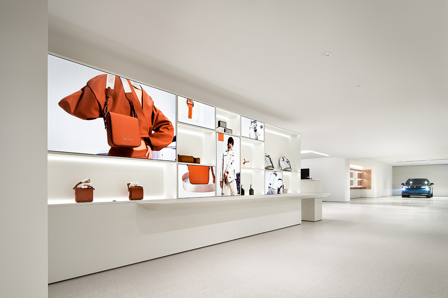 蔚來汽車展廳設計,展廳設計,汽車展廳設計,體驗店設計,展廳設計案例,展廳設計方案,汽車體驗店設計,汽車銷售店設計,長沙,蔚來交付中心梅溪新天地,泊赫設計