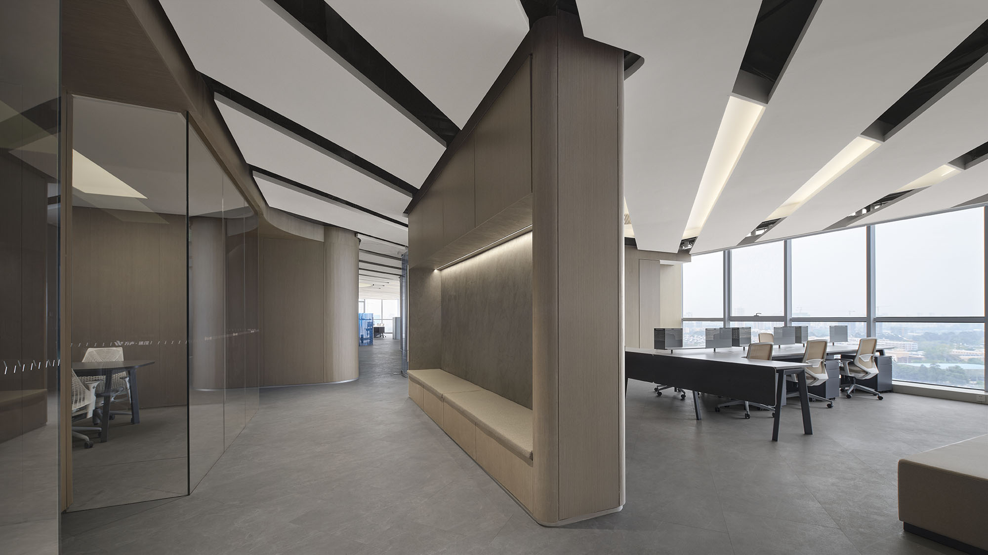 辦公室設計,地產公司辦公室設計,現代風格辦公室設計,辦公室設計方案,辦公室設計案例,辦公室改造,辦公室裝修,萬聲西南城市總部,成都,AND lab 納間建築設計