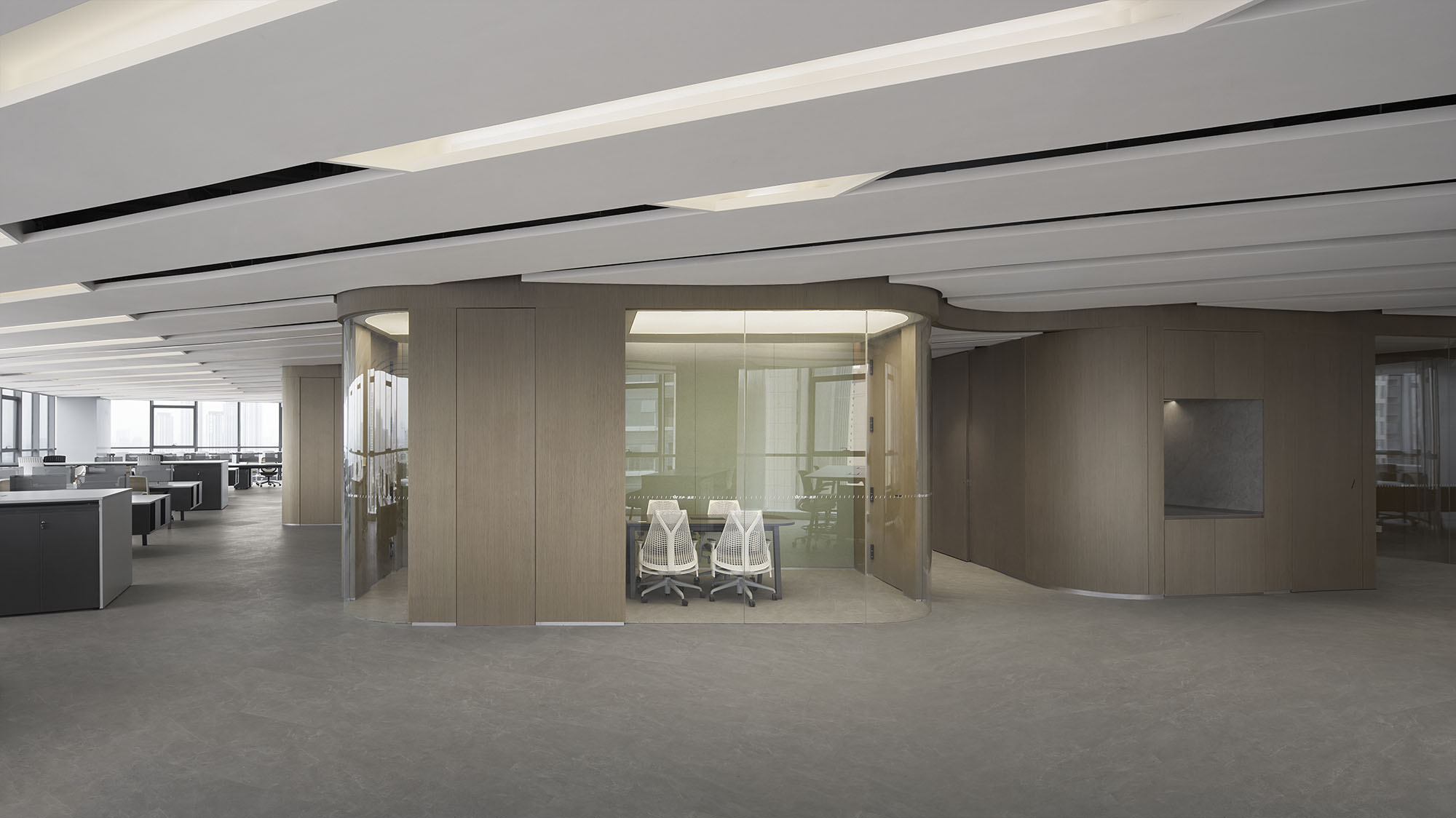 辦公室設計,地產公司辦公室設計,現代風格辦公室設計,辦公室設計方案,辦公室設計案例,辦公室改造,辦公室裝修,萬聲西南城市總部,成都,AND lab 納間建築設計