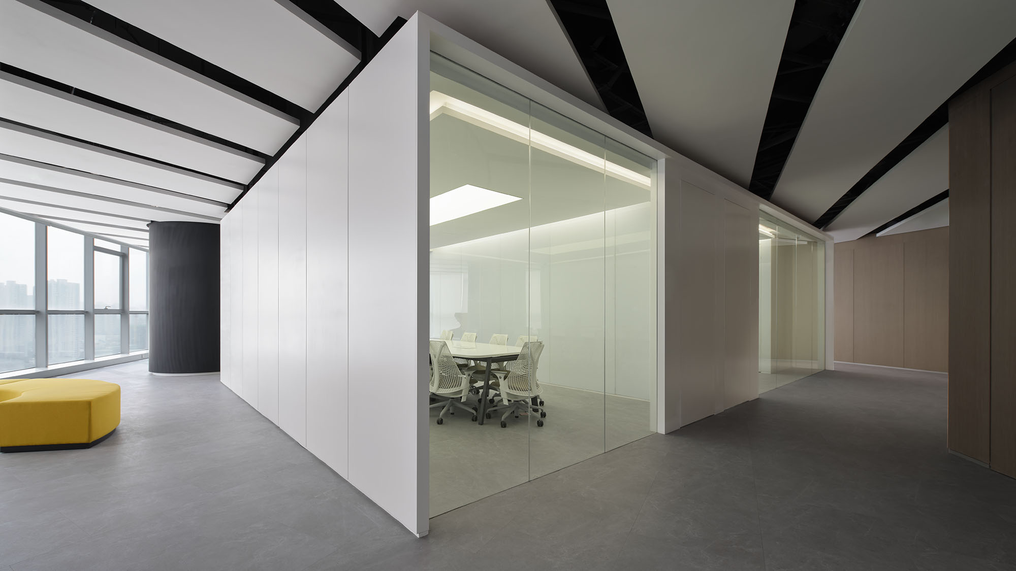 辦公室設計,地產公司辦公室設計,現代風格辦公室設計,辦公室設計方案,辦公室設計案例,辦公室改造,辦公室裝修,萬聲西南城市總部,成都,AND lab 納間建築設計