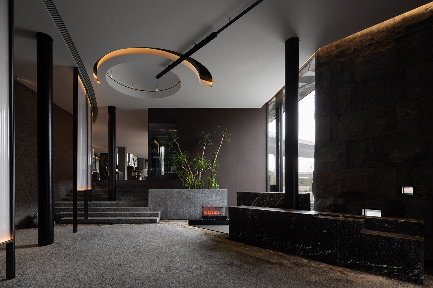 餐廳設計,高檔餐廳設計,餐廳設計案例,餐廳設計方案,餐廳裝修,長沙,洋湖叁號·湖畔餐廳,水木言設計