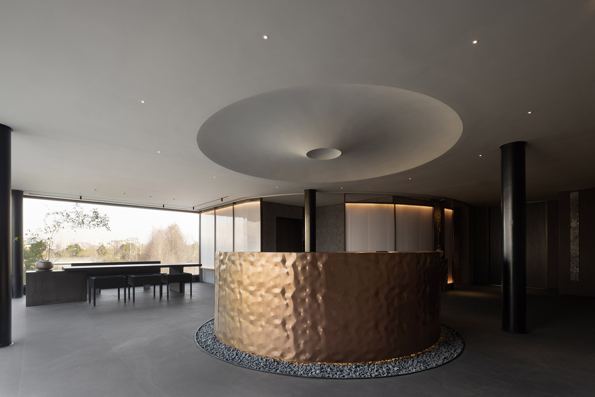 餐廳設計,高檔餐廳設計,餐廳設計案例,餐廳設計方案,餐廳裝修,長沙,洋湖叁號·湖畔餐廳,水木言設計