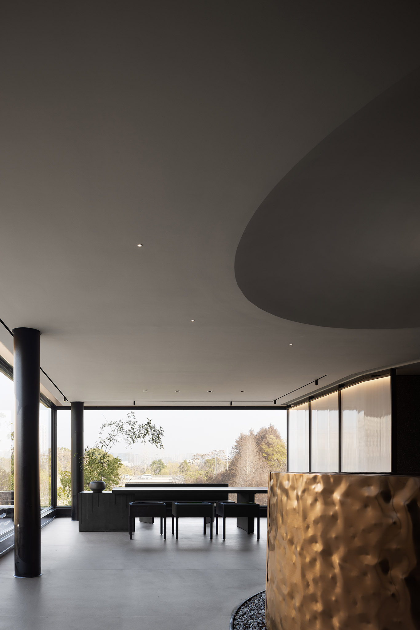 餐廳設計,高檔餐廳設計,餐廳設計案例,餐廳設計方案,餐廳裝修,長沙,洋湖叁號·湖畔餐廳,水木言設計