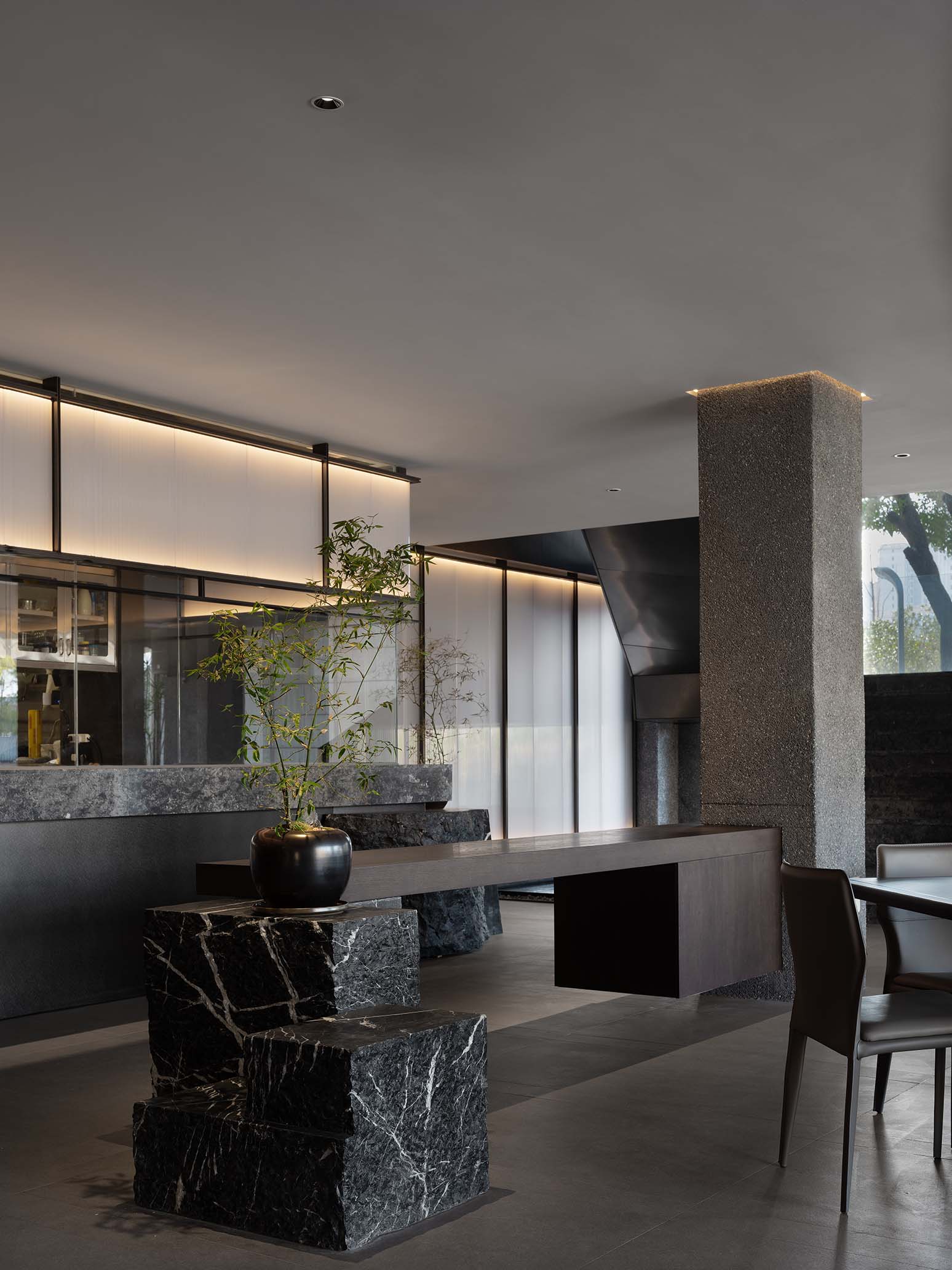 餐廳設計,高檔餐廳設計,餐廳設計案例,餐廳設計方案,餐廳裝修,長沙,洋湖叁號·湖畔餐廳,水木言設計