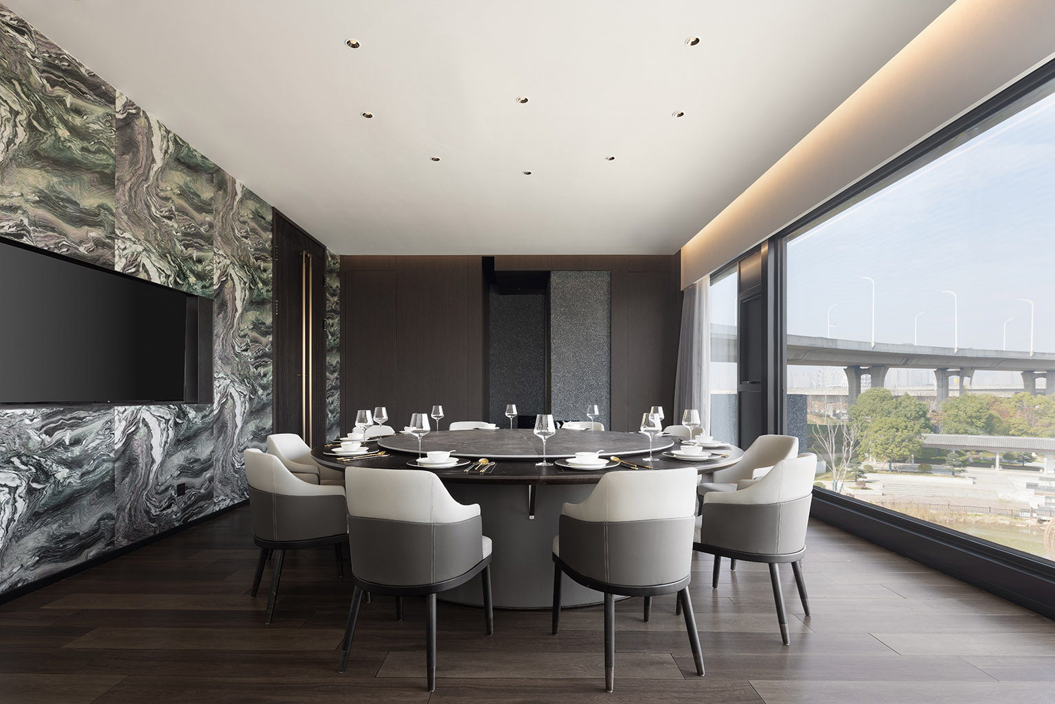 餐廳設計,高檔餐廳設計,餐廳設計案例,餐廳設計方案,餐廳裝修,長沙,洋湖叁號·湖畔餐廳,水木言設計