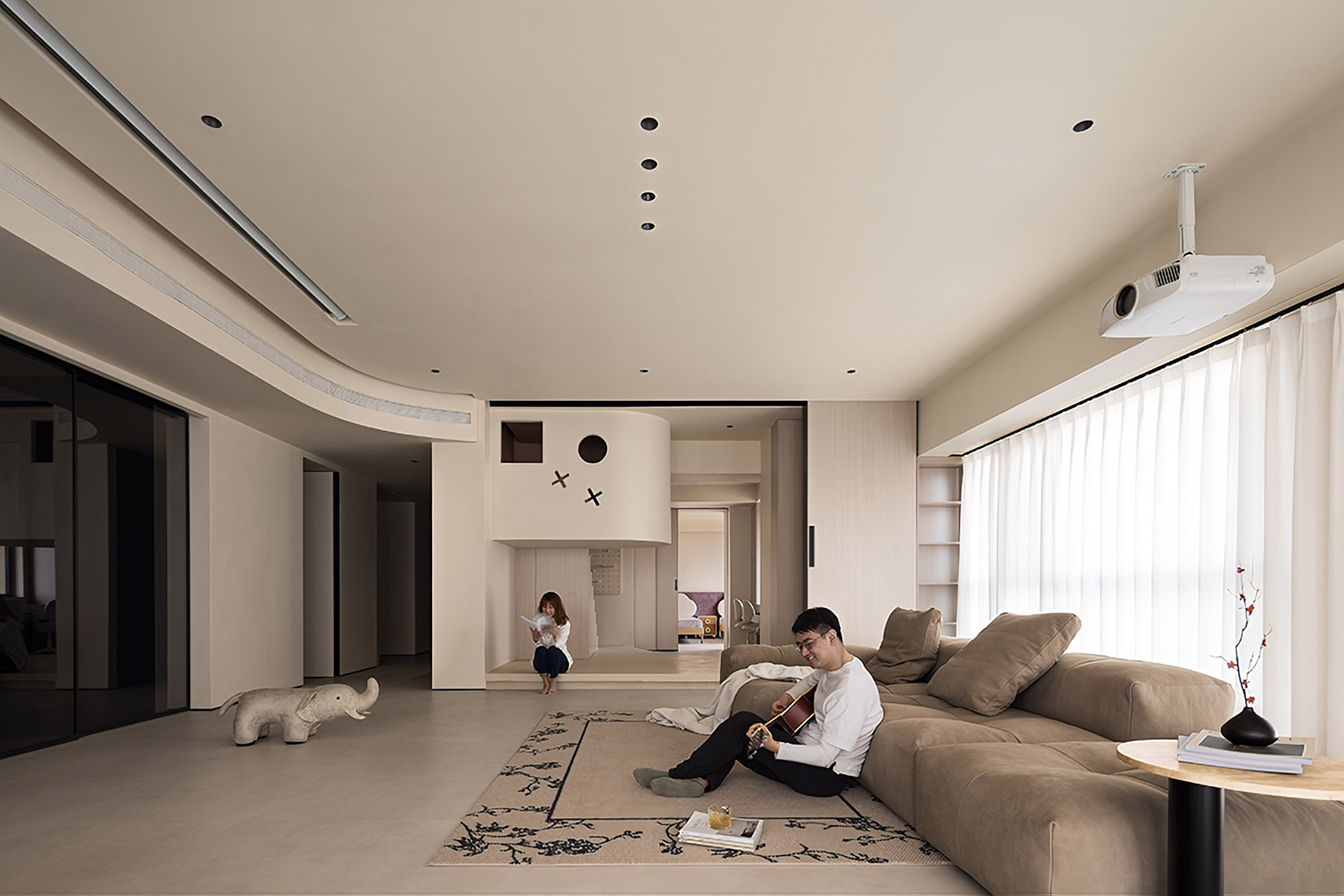 大平層設計,西安大平層設計案例,夏麥浪空間設計,236㎡,西安,大平層設計方案,大平層裝修,西安大平層,天鵝堡,夏麥浪