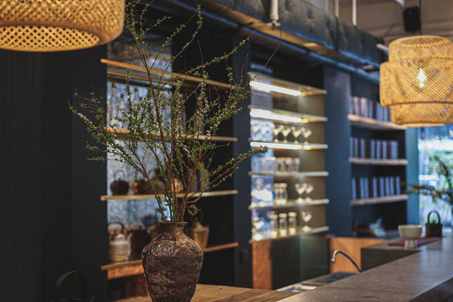 茶飲店設計,茶飲店設計案例,茶飲店設計方案,Nana Chan,休閑茶飲店設計,香港,石塘咀,Plantation Tea Bar,東方茶文化