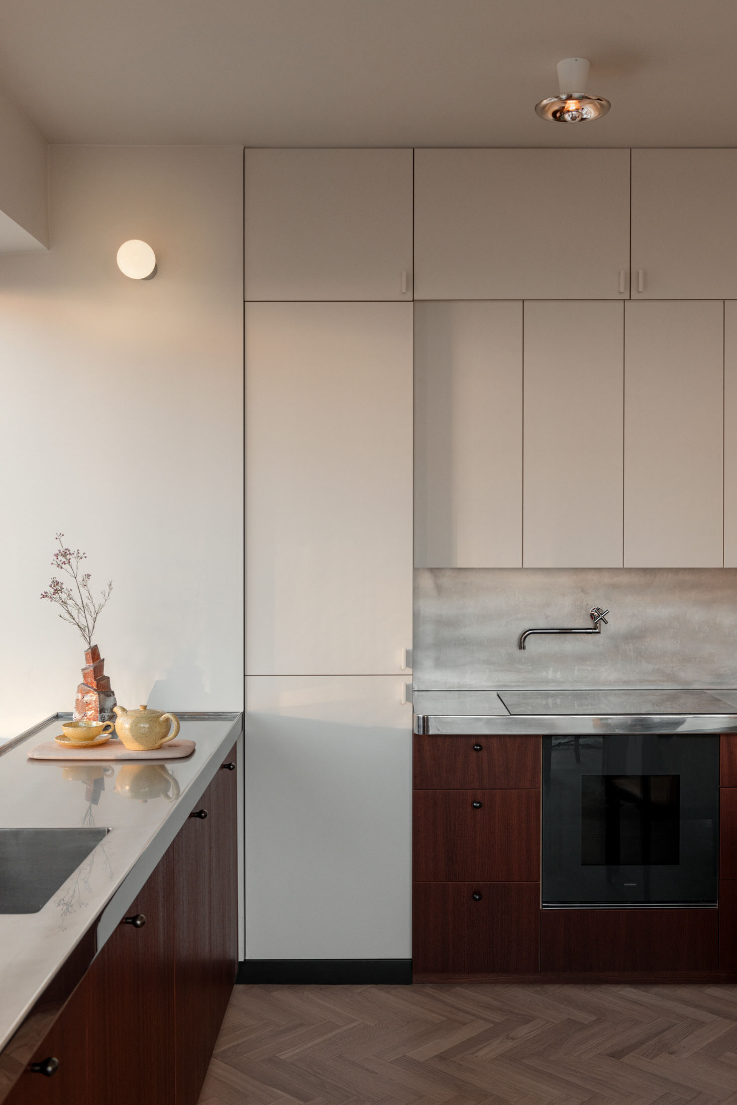 複式公寓設計,複式設計案例,Halleroed,斯德哥爾摩,中古風格,公寓改造