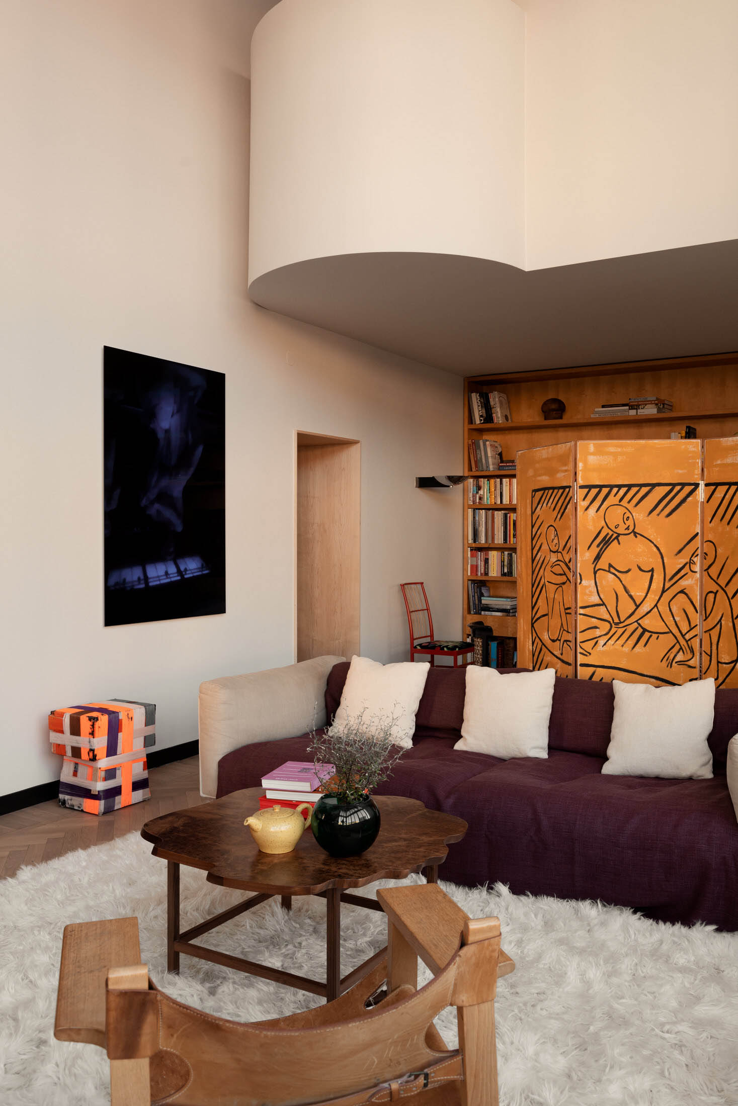 複式公寓設計,複式設計案例,Halleroed,斯德哥爾摩,中古風格,公寓改造