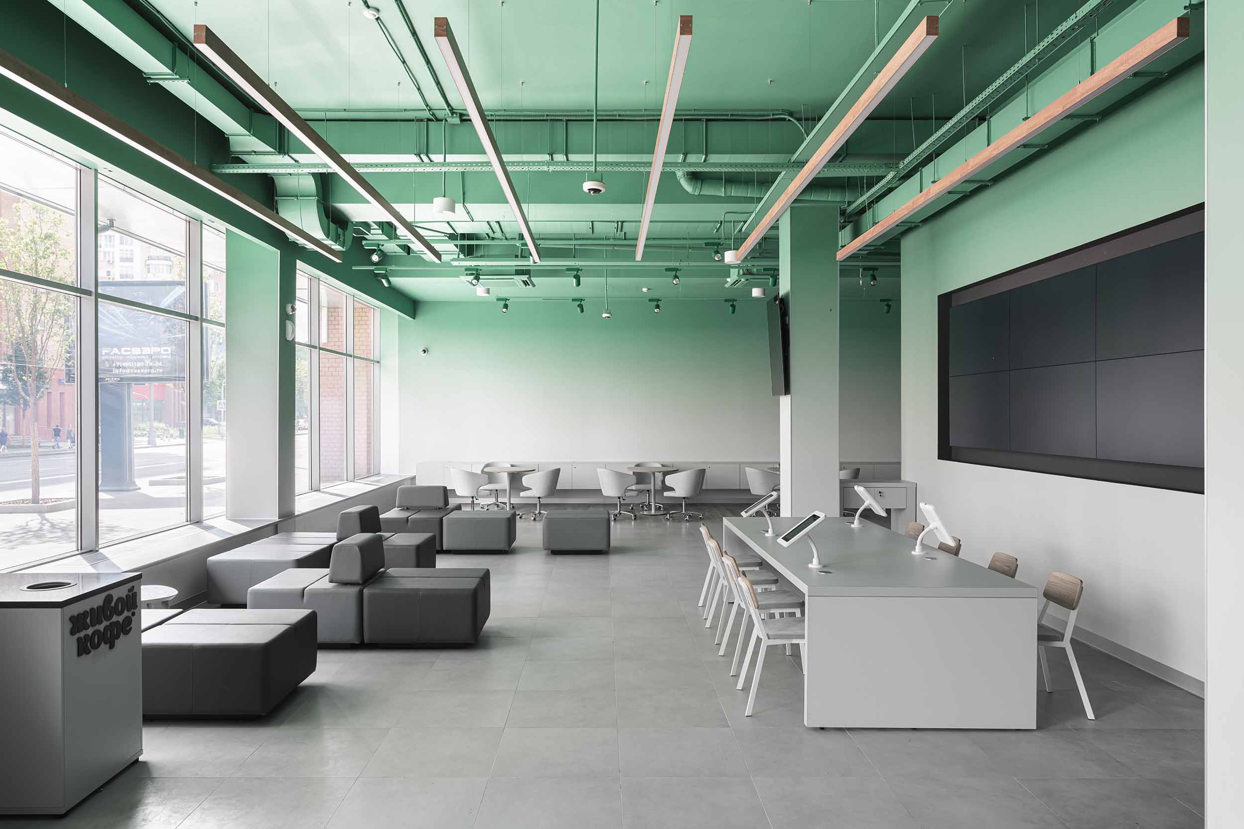 辦公室設計,KIDZ,極簡風格辦公室,辦公室設計案例,金融公司,莫斯科,銀行辦公室,極簡風格辦公室設計案例