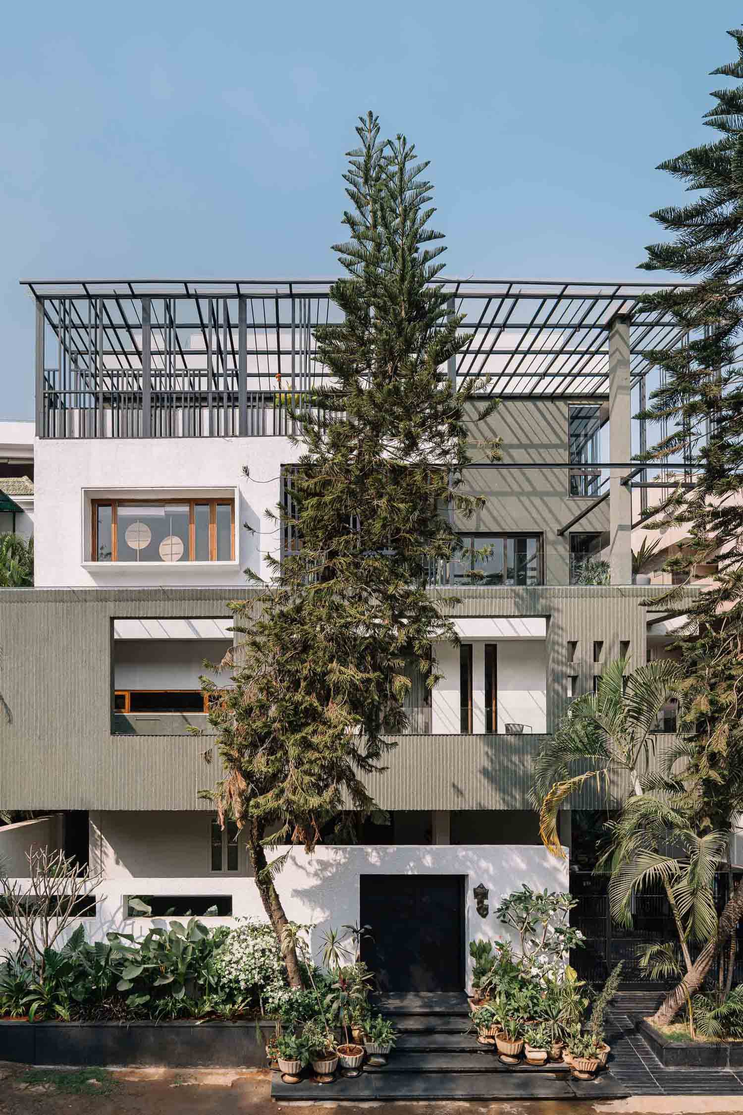 NaaV studio,別墅設計,海得拉巴,傳統元素,940㎡,別墅設計方案,國外別墅設計案例,印度