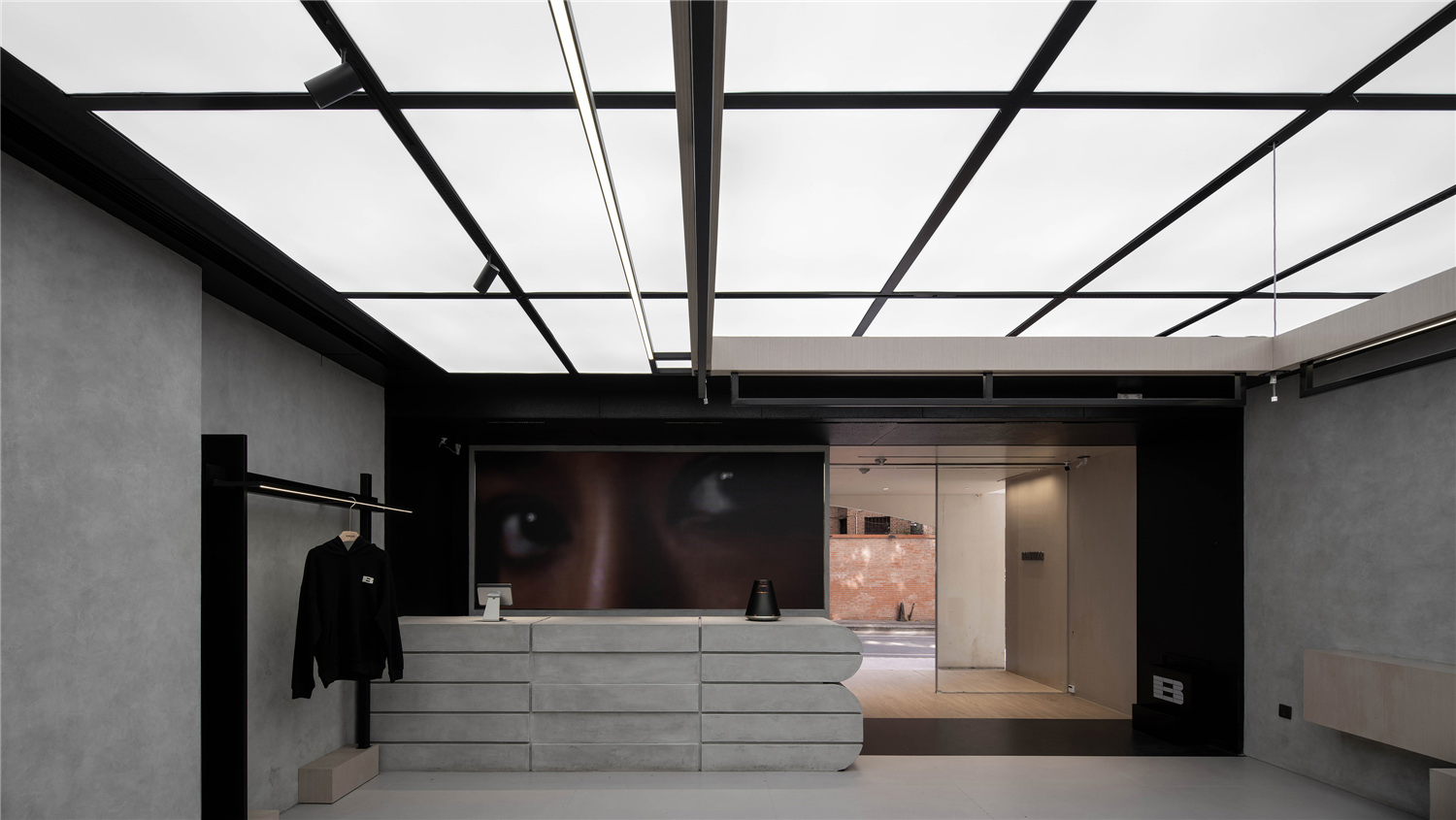 零售店設計,潮牌店設計,商店設計,商鋪設計,零售店設計方案,零售店設計案例,商鋪裝修,潮牌線下店設計,廣州,BONELESS線下店,蘑菇雲設計工作室