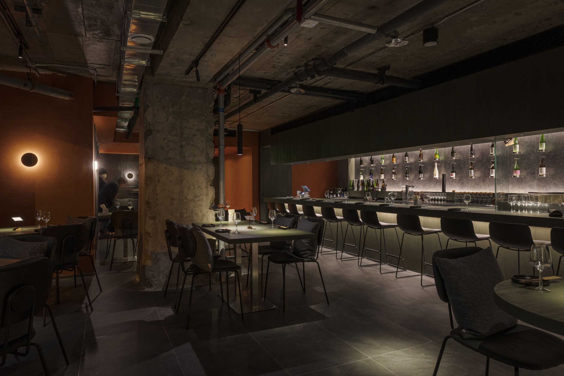 餐廳設計,日式餐廳設計,日料店設計,餐廳設計案例,餐廳設計方案,餐廳裝修,MONOHINIby者火餐廳,DAGA大觀建築設計