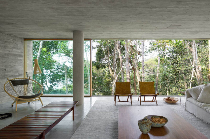 studio mk27｜巴西聖保羅全開放式森林景觀別墅