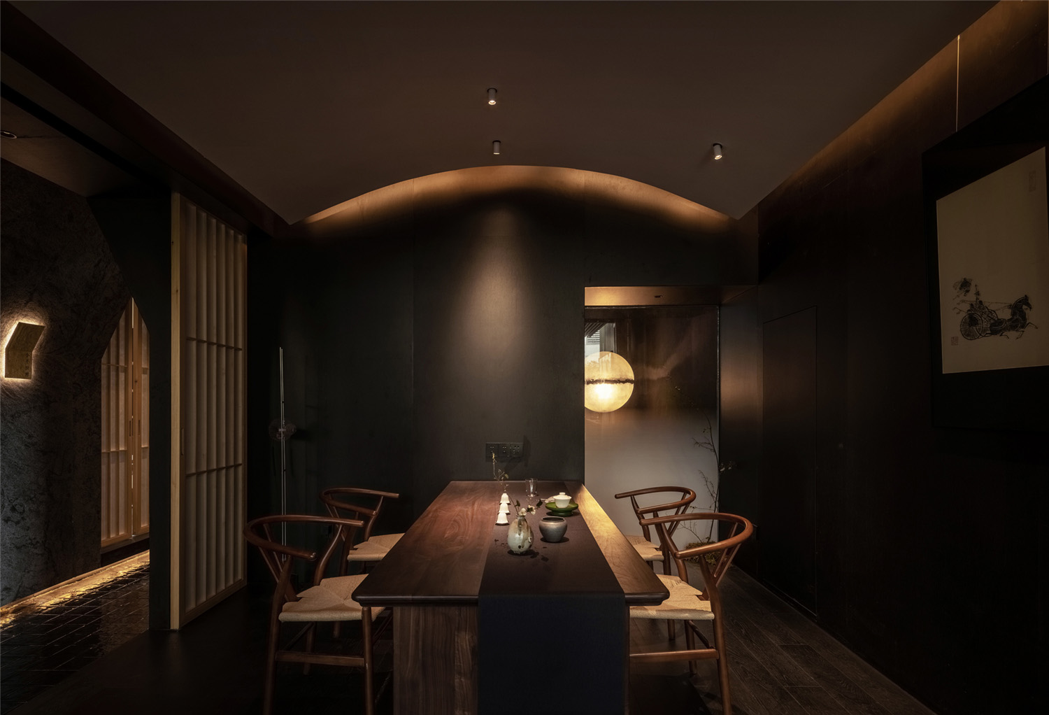 茶室設計,茶室設計案例,茶室設計方案,茶空間設計,生活美學館設計,杭州,《春辰Spring Up》茶書房,尋常設計事務所