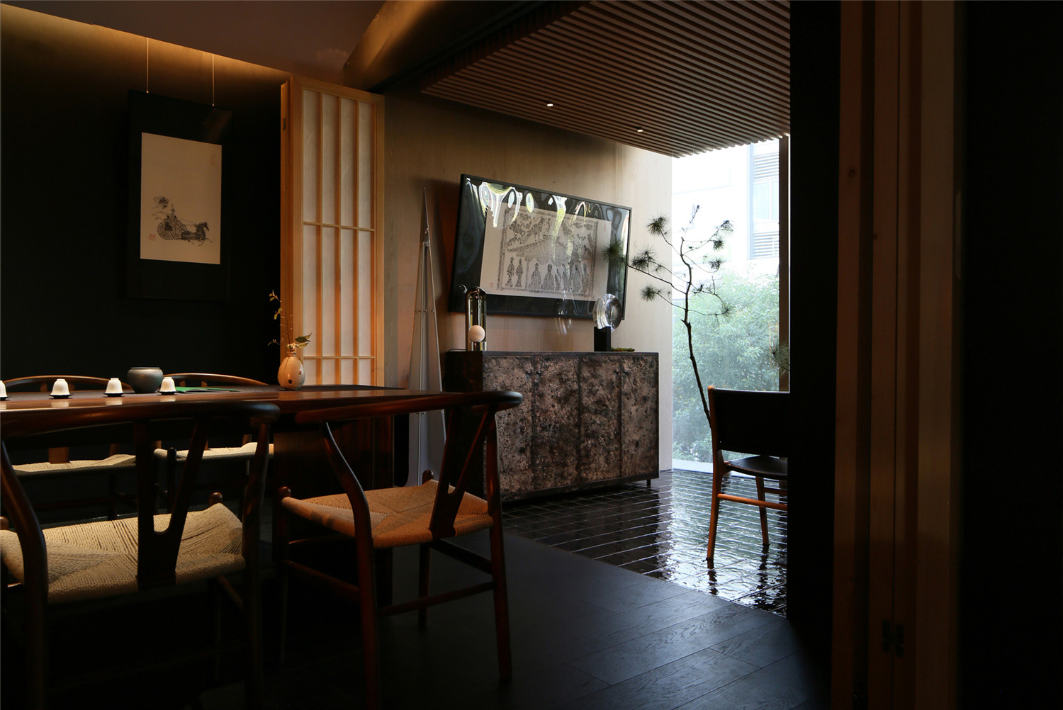 茶室設計,茶室設計案例,茶室設計方案,茶空間設計,生活美學館設計,杭州,《春辰Spring Up》茶書房,尋常設計事務所