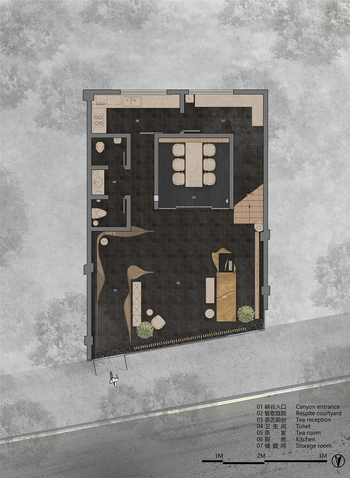 茶室設計,茶室設計案例,茶室設計方案,茶空間設計,生活美學館設計,杭州,《春辰Spring Up》茶書房,尋常設計事務所
