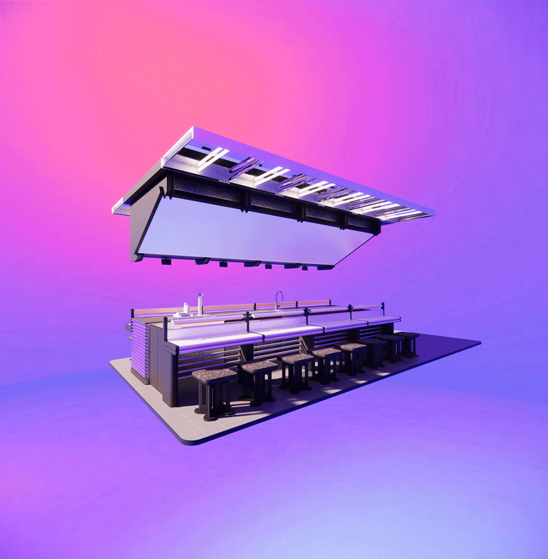 餐廳設計,快餐店設計,商場餐廳設計,餐廳設計案例,餐廳設計方案,餐廳裝修,休閑餐廳設計,FAT PHO大發越南粉杭州嘉裏中心店,杭州,YEAP LAB