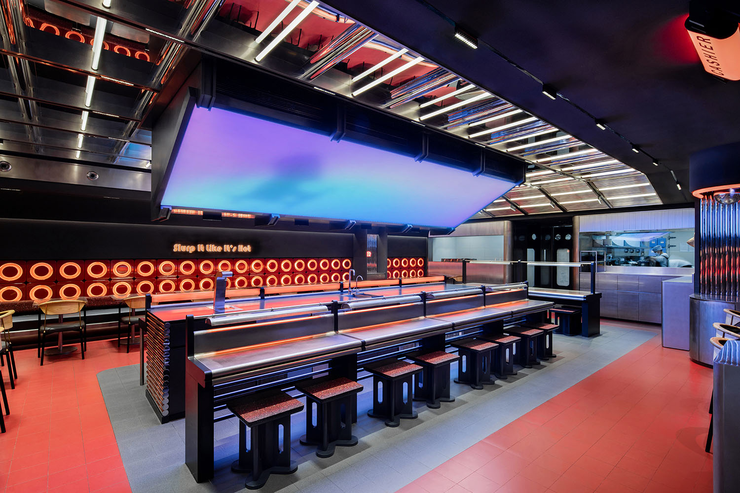 餐廳設計,快餐店設計,商場餐廳設計,餐廳設計案例,餐廳設計方案,餐廳裝修,休閑餐廳設計,FAT PHO大發越南粉杭州嘉裏中心店,杭州,YEAP LAB