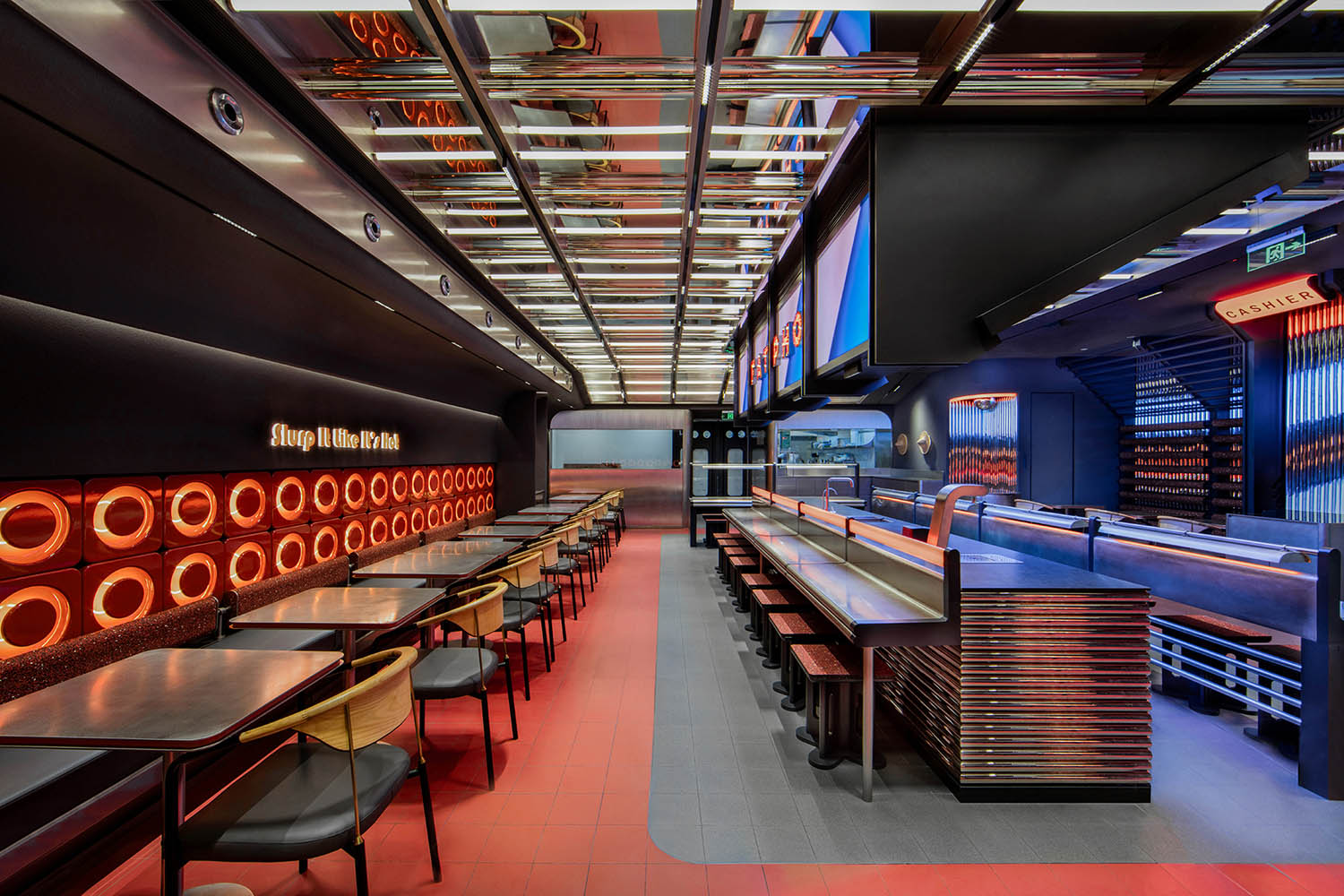 餐廳設計,快餐店設計,商場餐廳設計,餐廳設計案例,餐廳設計方案,餐廳裝修,休閑餐廳設計,FAT PHO大發越南粉杭州嘉裏中心店,杭州,YEAP LAB