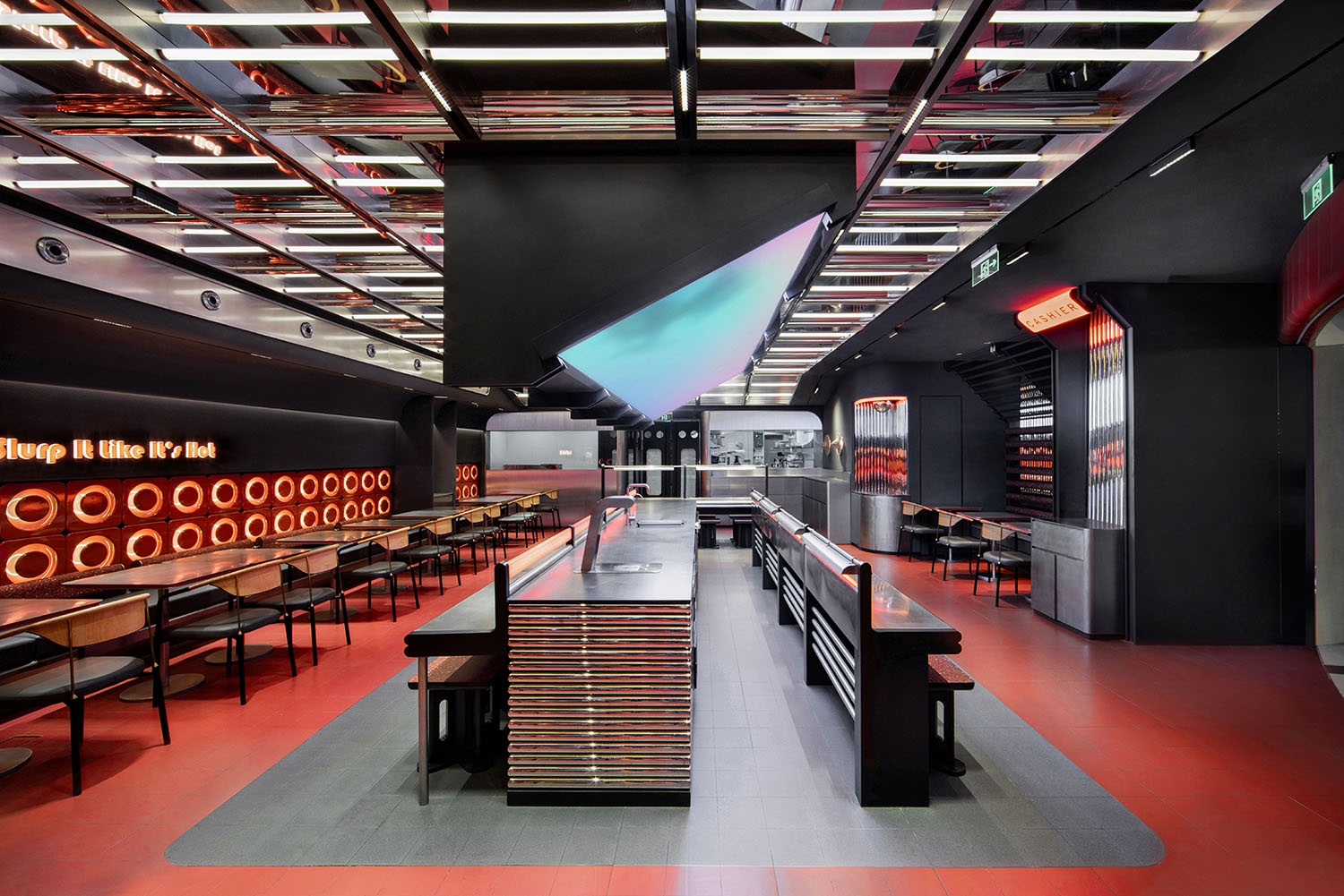 餐廳設計,快餐店設計,商場餐廳設計,餐廳設計案例,餐廳設計方案,餐廳裝修,休閑餐廳設計,FAT PHO大發越南粉杭州嘉裏中心店,杭州,YEAP LAB