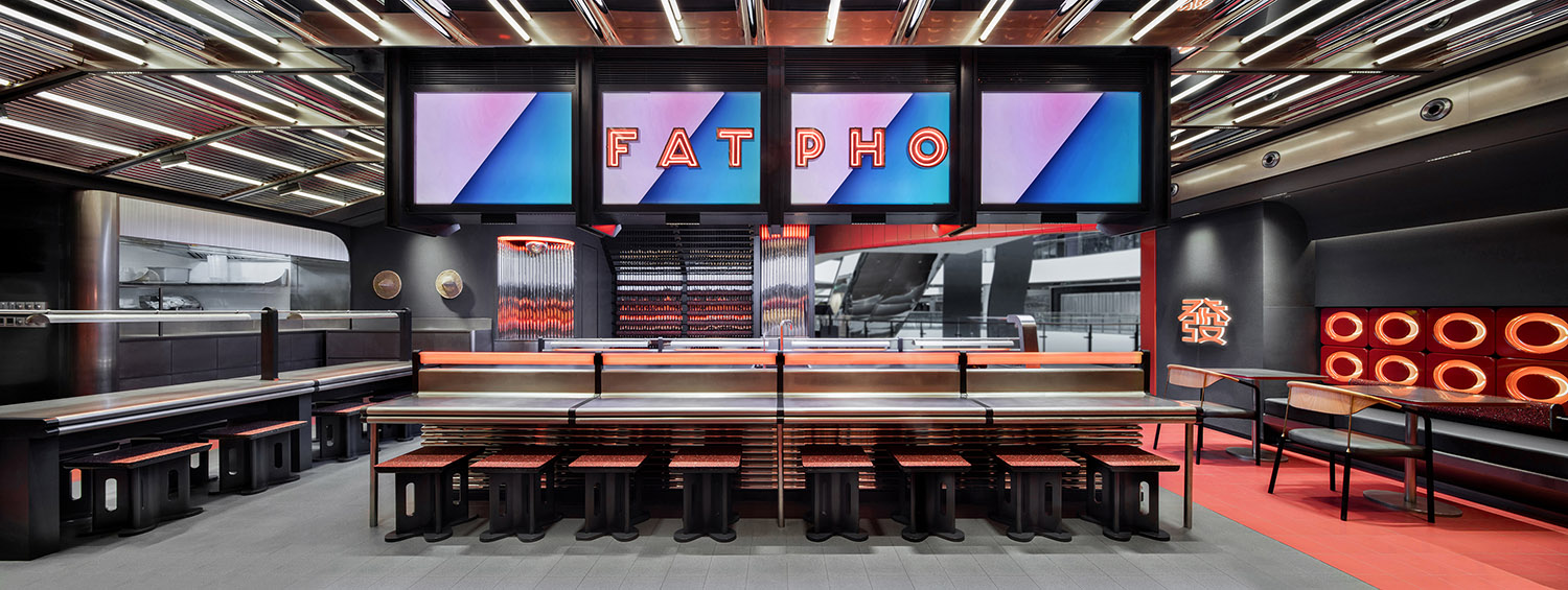餐廳設計,快餐店設計,商場餐廳設計,餐廳設計案例,餐廳設計方案,餐廳裝修,休閑餐廳設計,FAT PHO大發越南粉杭州嘉裏中心店,杭州,YEAP LAB