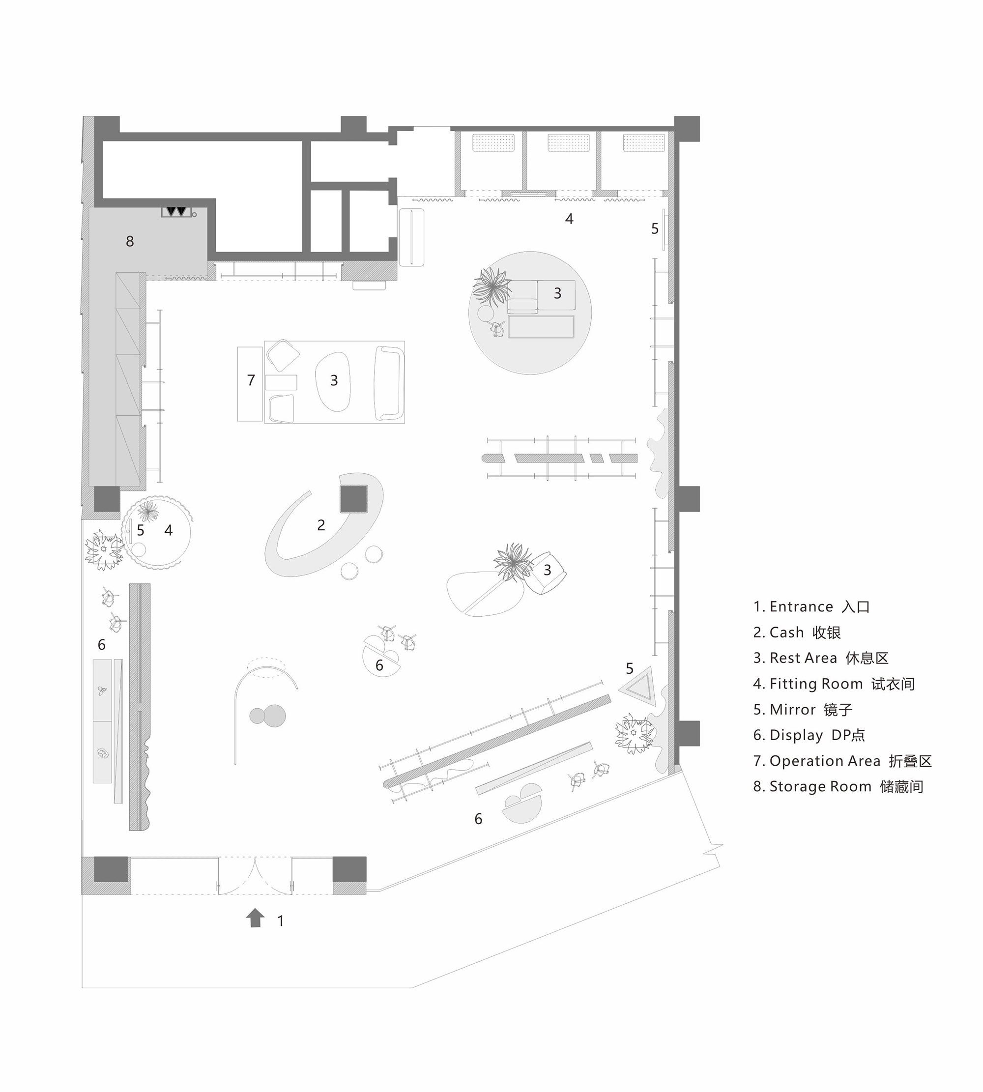 服裝店設計,零售店設計,服裝零售店設計,服裝店設計案例,服裝店設計方案,旗艦店設計,服裝概念店,服裝旗艦店,杭州,GOOBGS旗艦店,梯子設計
