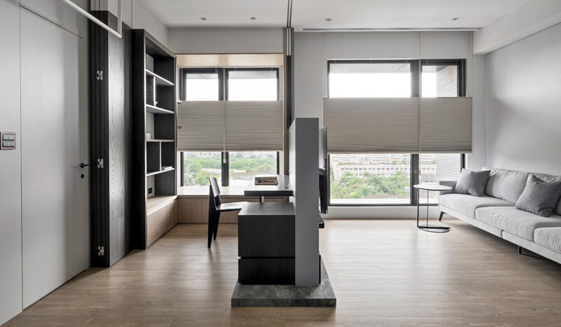 構設計 | 45㎡ ,中國台北彈性多變功能單身小宅