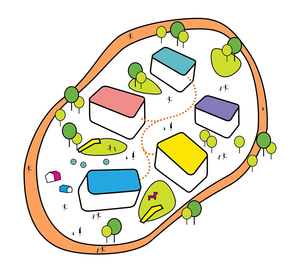 幼兒園設計,幼兒園設計方案,幼兒園設計案例,校園設計,學校設計,校園改造,杭州,濱江區東方郡幼兒園江暉分園,浙江大學建築設計研究院