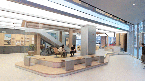 展廳設計,汽車展廳設計,展廳設計案例,展廳設計方案,體驗店設計,汽車體驗店設計,Jeep汽車展廳,Jeep全球首家旗艦體驗中心,上海,Jeep探享中心,旗艦店設計,汽車銷售店設計,INGROUP